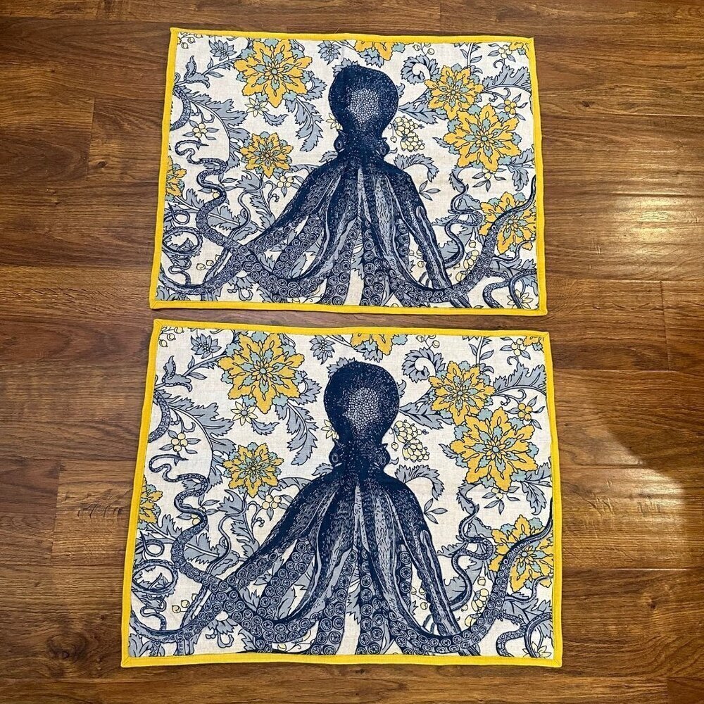 Project 62 + Nate Berkus nautical octopus pillow shams